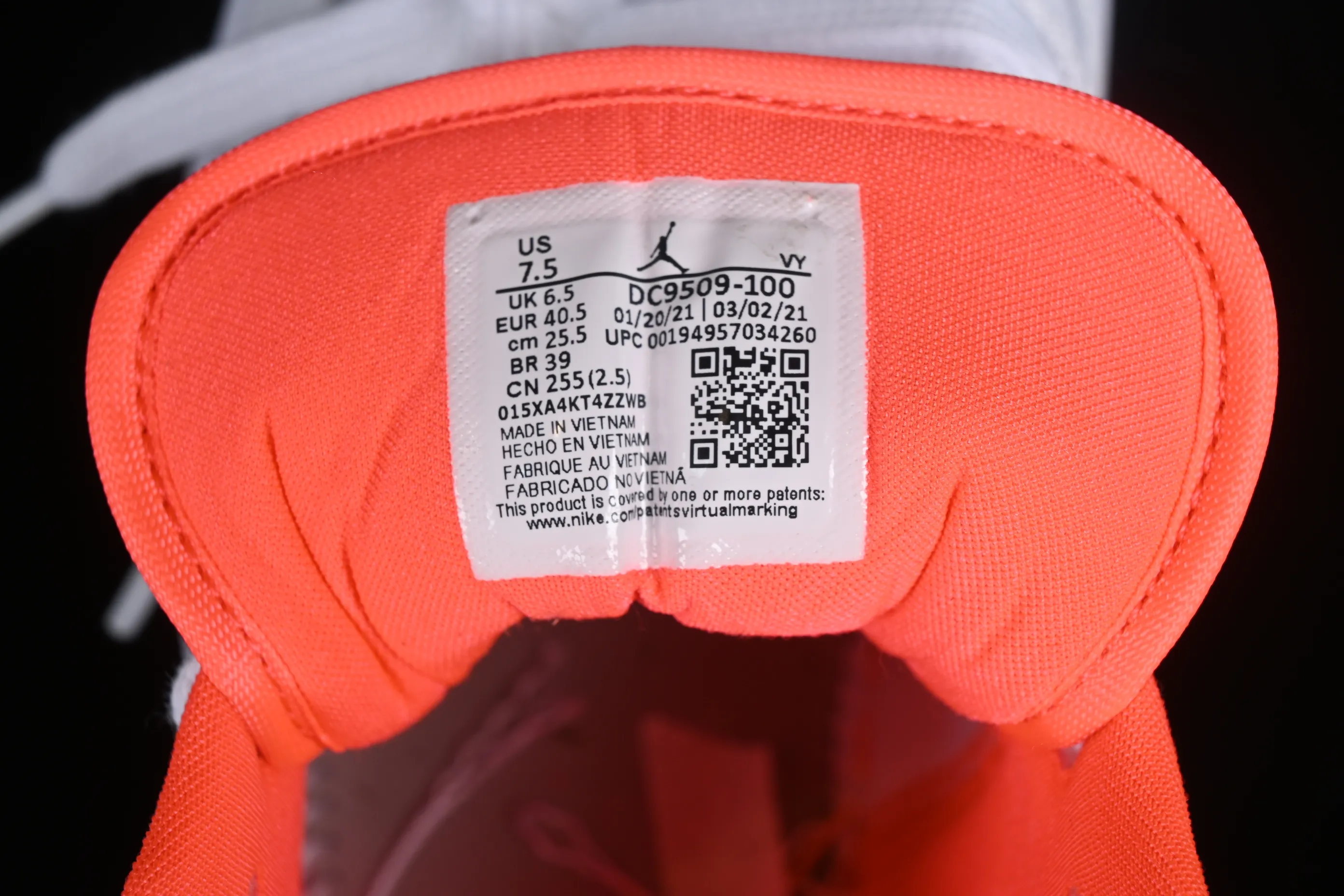 All categories Air Jordan Jordan series basketball shoes Air Jordan 1 Low Air Jordan 1 Low AJ1 Joe 1 white sesame low-top cultural and leisure sports sneakers DC9509-100